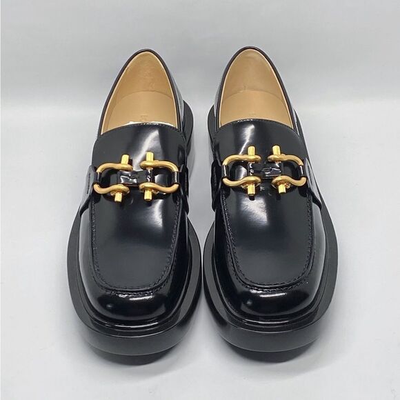 Bottega Veneta  Monsieur Leather Chunky Loafers size 40 - Picture 3 of 12